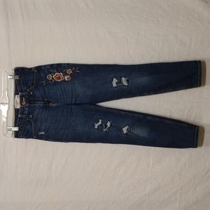 Abercrombie kid's high rise mini mom jean size 11/12